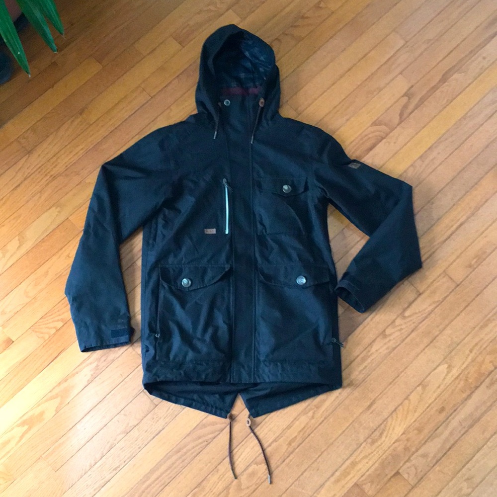 Ride “Strata HD” 10K Snowboard Ski Jacket. Black. Size Medium